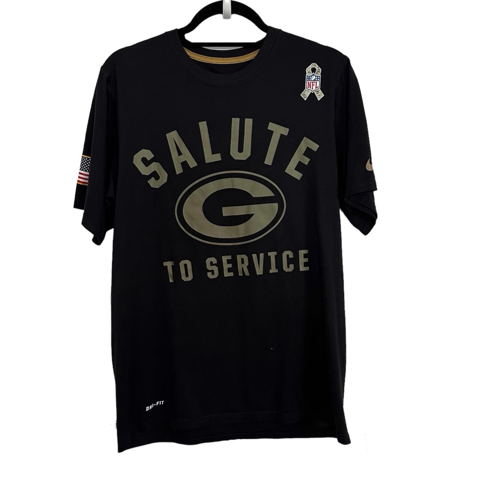 Nike NFL Salute to Service Dri Fit jersey Medium Green Bay Packers